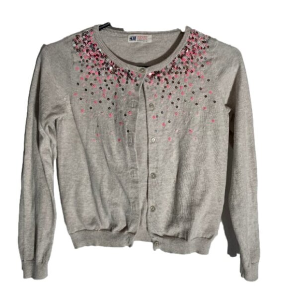 H&M Cardigan with sequence sweater size - Picture 1 of 7